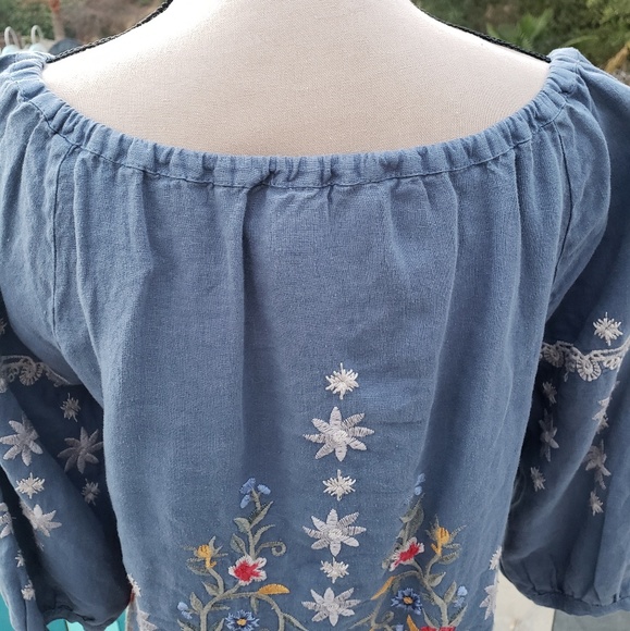 Nwt Johnny Was embroidered blouse size S - Picture 4 of 8